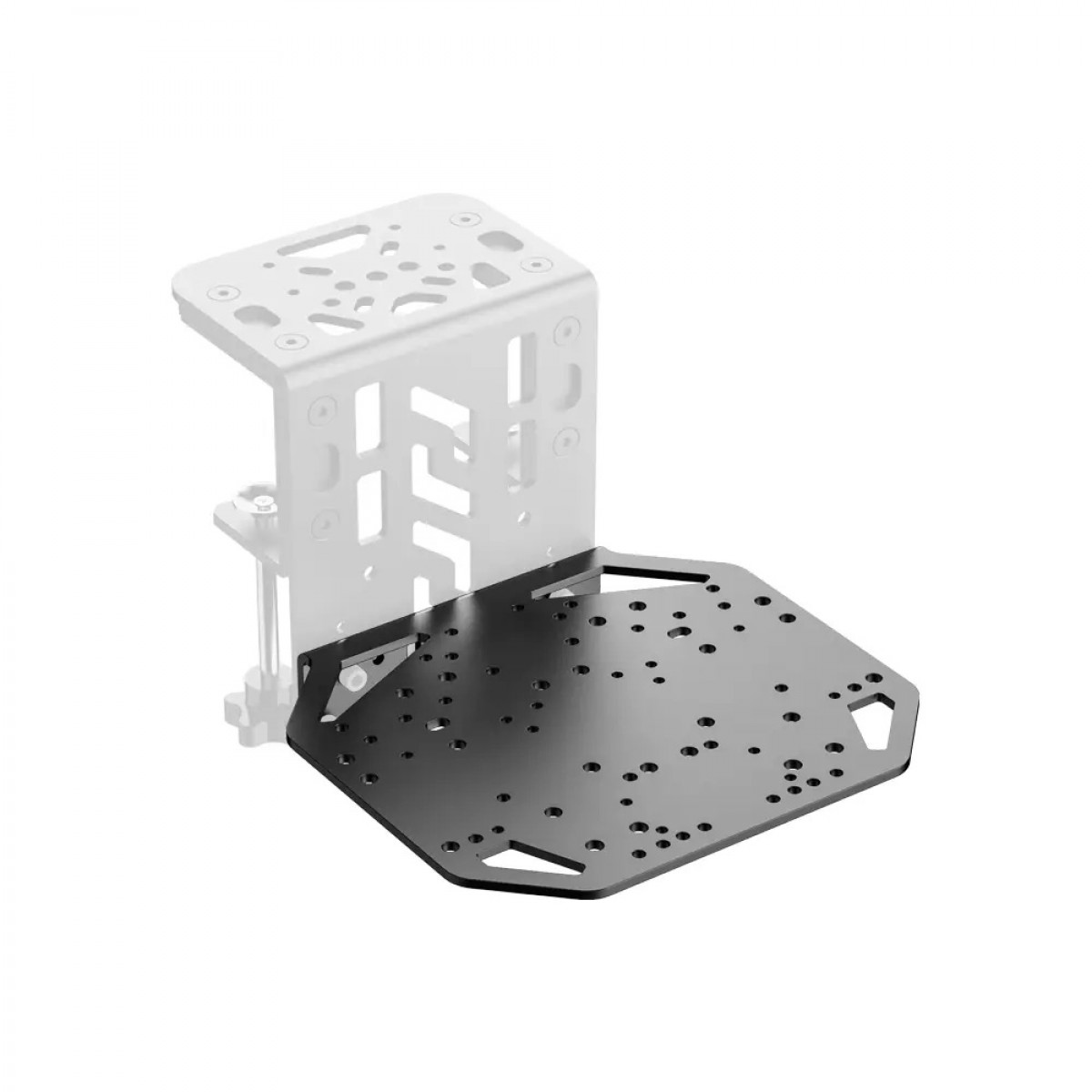 Oumefar RC Motor Support – Aluminum Alloy Adjustable Motor Mounting Base, Fits 16mm/19mm Hole Pitch (Small Model)
